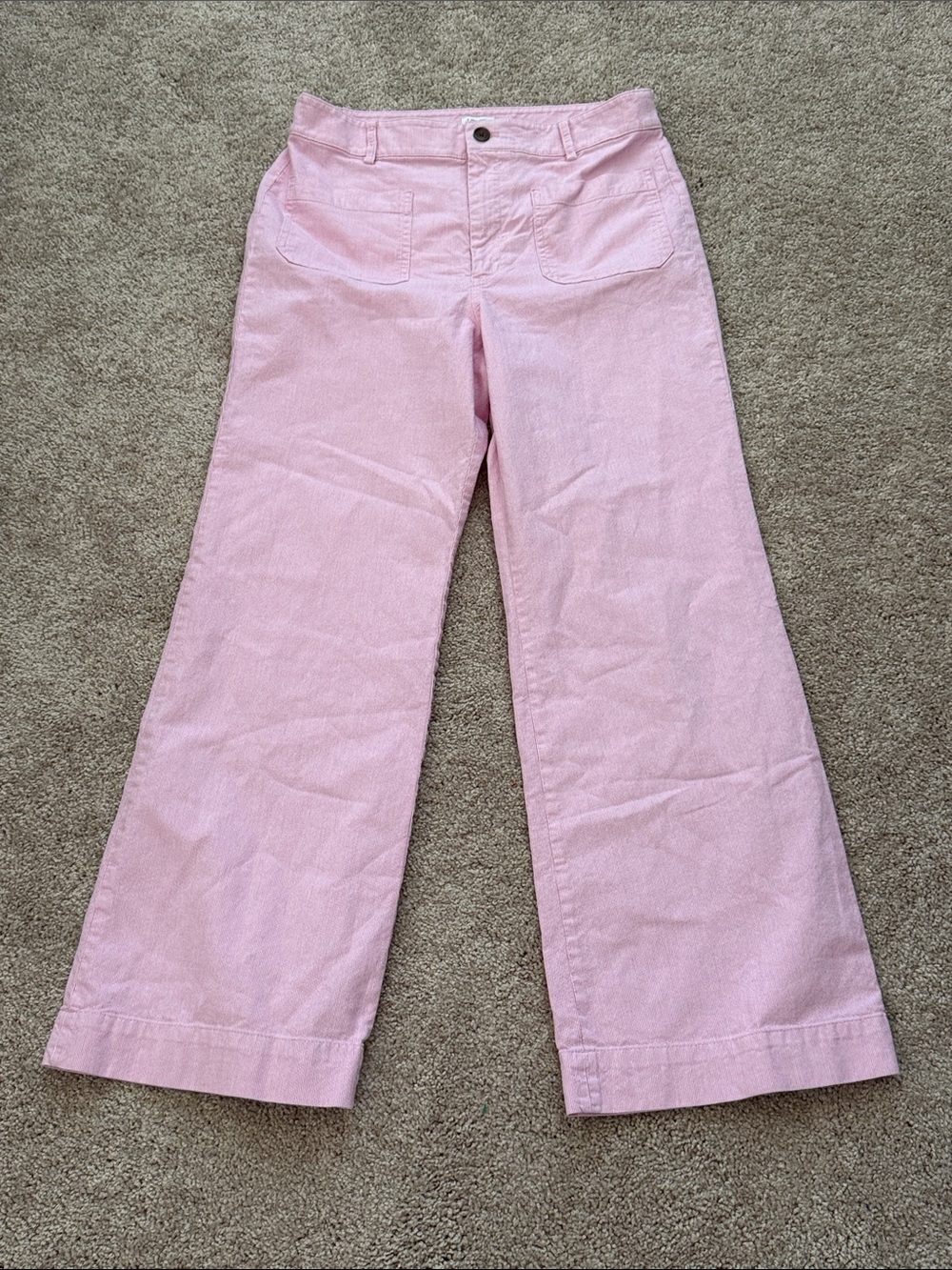 Women’s J. Crew Pink Wide-Leg Pants